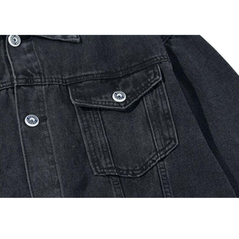 Style Core Aesthetics, New Style Trends Label Design Denim Jacket Style Core Aesthetics, New Style Trends Label Design Denim Jacket