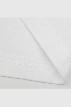 Style Core Aesthetics, New Style Trends Label Print Contrast Tee