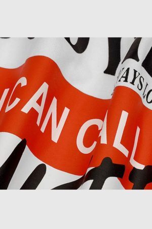 Style Core Aesthetics, New Style Trends Label Print Contrast Tee