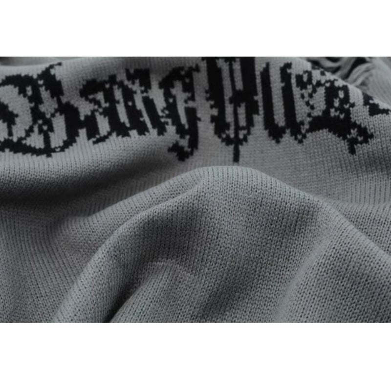 Style Core Aesthetics, New Style Trends Laid-back Crochet Distressed Knit Sweater Style Core Aesthetics, New Style Trends Laid-back Crochet Distressed Knit Sweater