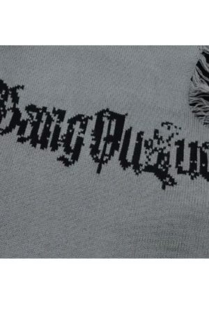 Style Core Aesthetics, New Style Trends Laid-back Crochet Distressed Knit Sweater