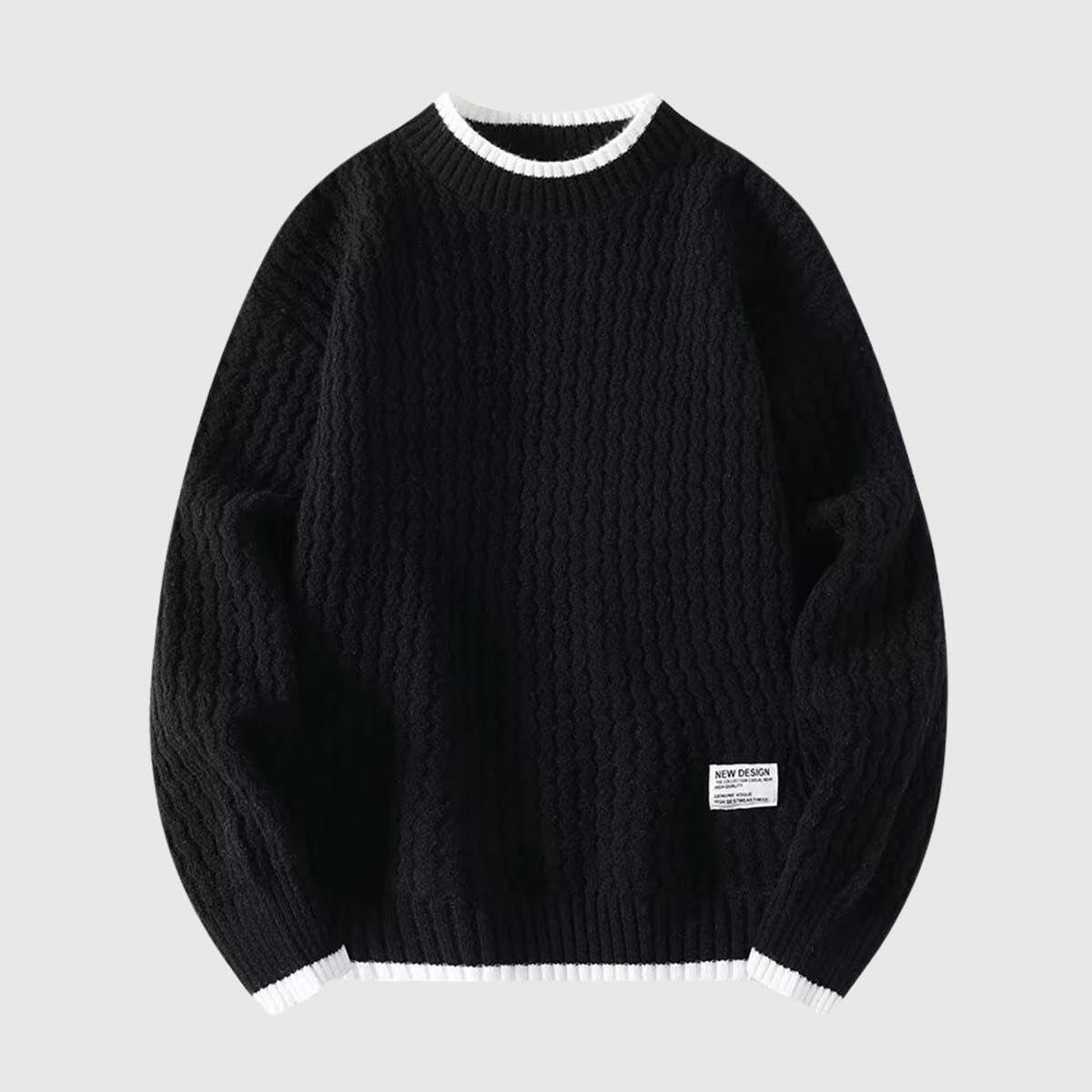 Style Core Aesthetics, New Style Trends Laid-back Knit Sweater Style Core Aesthetics, New Style Trends Laid-back Knit Sweater
