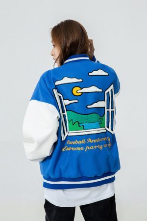Style Core Aesthetics, New Style Trends Lake View Varsity Jackets