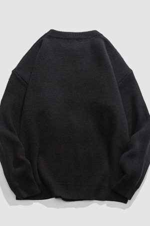 Style Core Aesthetics, New Style Trends Landscape Painting Crew Neck Sweater