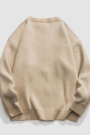 Style Core Aesthetics, New Style Trends Landscape Painting Crew Neck Sweater