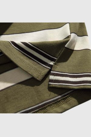 Style Core Aesthetics, New Style Trends Layered Striped Cityboy Sweatshirt