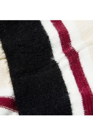 Style Core Aesthetics, New Style Trends Letter Embroidered Color-blocked Stripe Pullover