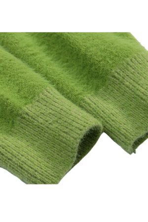 Style Core Aesthetics, New Style Trends Letter Embroidered Solid Color Pullover