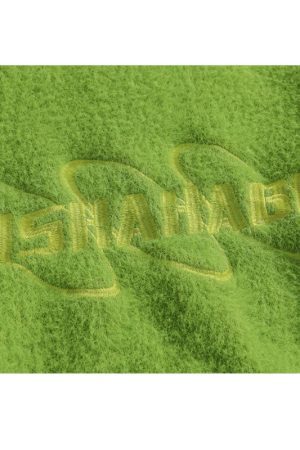 Style Core Aesthetics, New Style Trends Letter Embroidered Solid Color Pullover