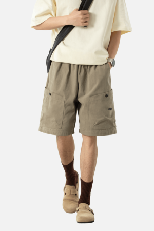 Style Core Aesthetics, New Style Trends Letter Embroidery Cargo Shorts