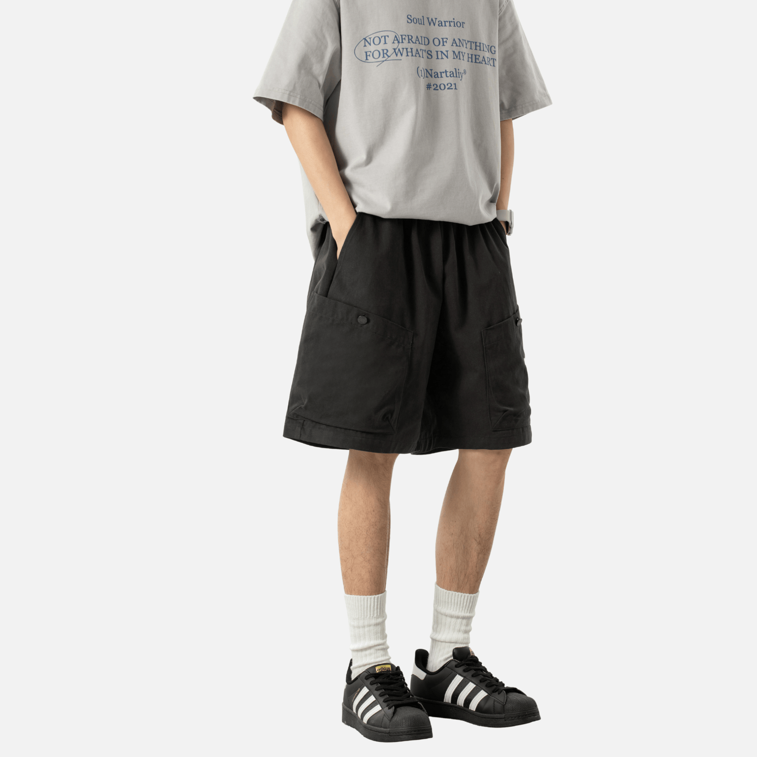 Style Core Aesthetics, New Style Trends Letter Embroidery Cargo Shorts Style Core Aesthetics, New Style Trends Letter Embroidery Cargo Shorts