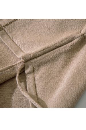 Style Core Aesthetics, New Style Trends Letter Embroidery Drawstring Knit Crop Top