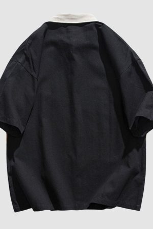 Style Core Aesthetics, New Style Trends Letter Patchwork Shirts