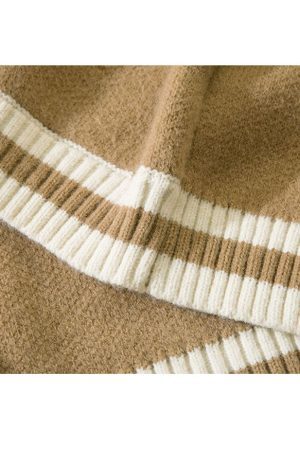 Style Core Aesthetics, New Style Trends Letter Pattern Jacquard Knit Jacket