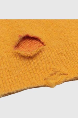 Style Core Aesthetics, New Style Trends Letter Print Knit Sweater