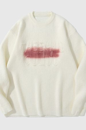 Style Core Aesthetics, New Style Trends Letter Printed Design Pullover