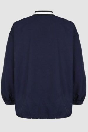 Style Core Aesthetics, New Style Trends Letter Printed Drawstring Hem Tee