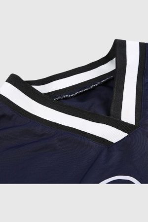 Style Core Aesthetics, New Style Trends Letter Printed Drawstring Hem Tee