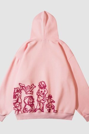 Style Core Aesthetics, New Style Trends Line Person Graphic Hoodies