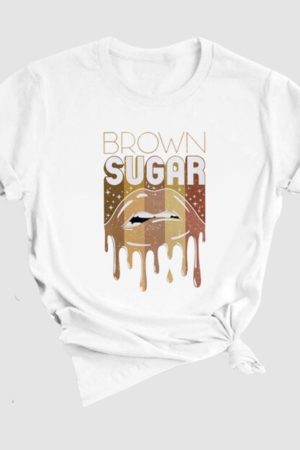 Style Core Aesthetics, New Style Trends Lip Pattern Printed Tee