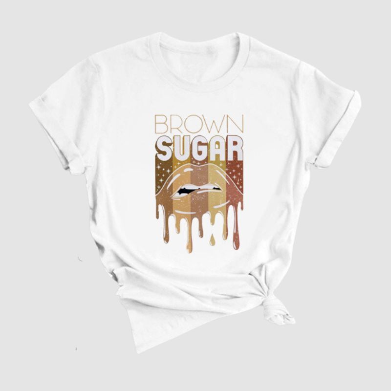 Style Core Aesthetics, New Style Trends Lip Pattern Printed Tee