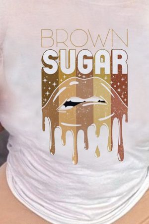 Style Core Aesthetics, New Style Trends Lip Pattern Printed Tee