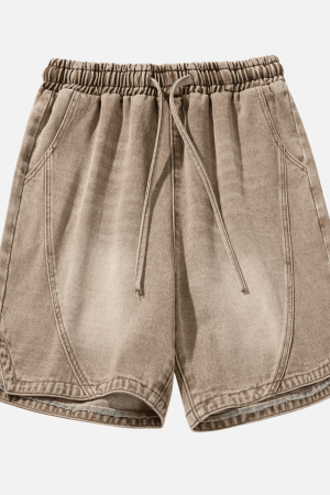 Style Core Aesthetics, New Style Trends Loose Fit Denim Shorts