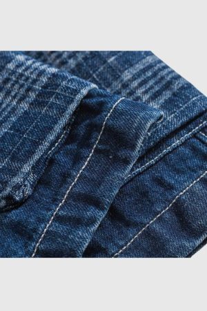 Style Core Aesthetics, New Style Trends Loose Plaid Pocket Jorts