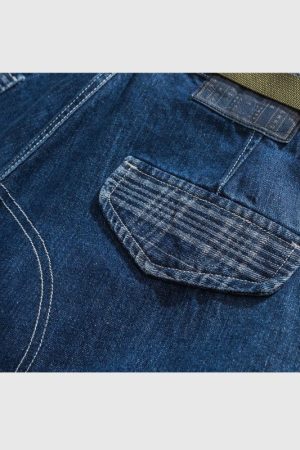 Style Core Aesthetics, New Style Trends Loose Plaid Pocket Jorts