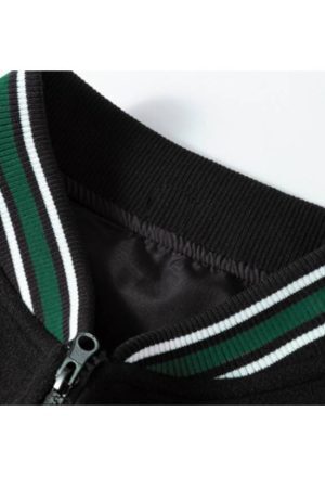 Style Core Aesthetics, New Style Trends Lotus & Frog Pattern Embroidered Jacket