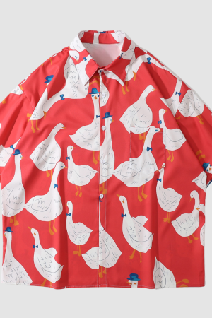 Style Core Aesthetics, New Style Trends Lovely Ducks Shirt