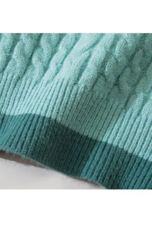 Style Core Aesthetics, New Style Trends Lovely Rabbit Print Cartoon Sweater