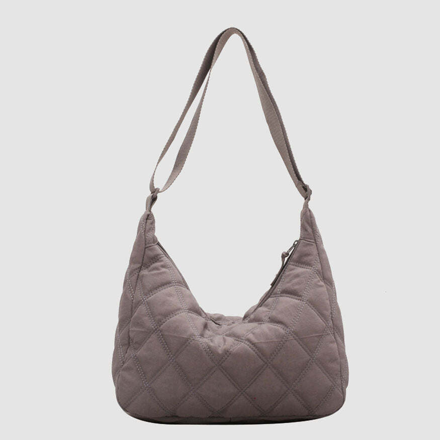 Style Core Aesthetics, New Style Trends Lozenge Pattern Crossbody Bag