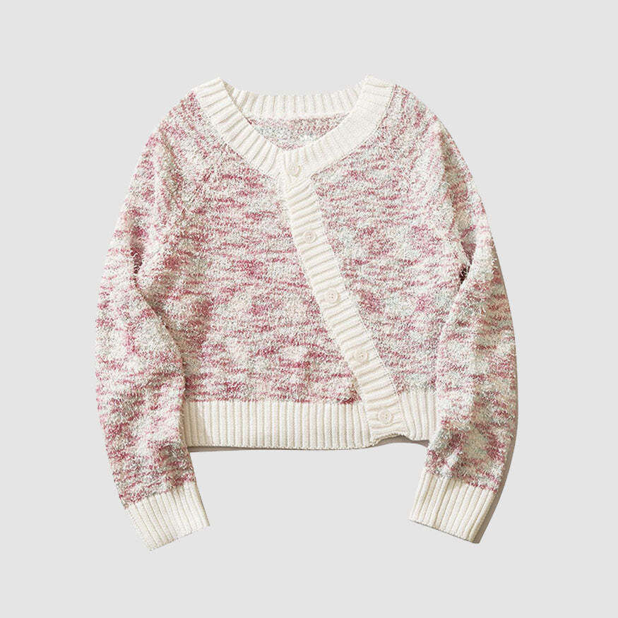 Style Core Aesthetics, New Style Trends Marled-Knit Cropped Cardigan Sweater