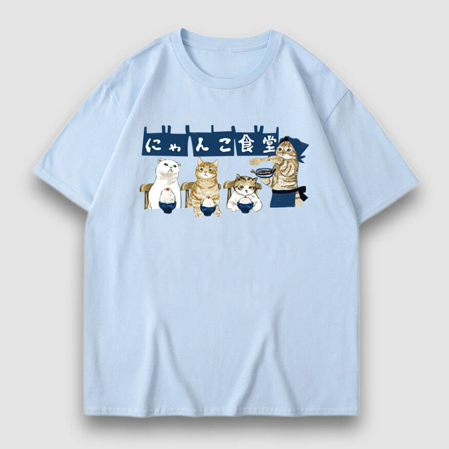 Style Core Aesthetics, New Style Trends Midnight Canteen Cartoon Print Tee