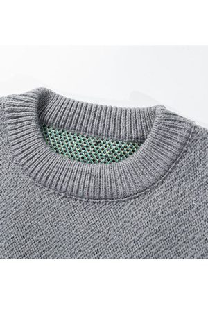 Style Core Aesthetics, New Style Trends Milk Tea Dinosaur Print Sweater