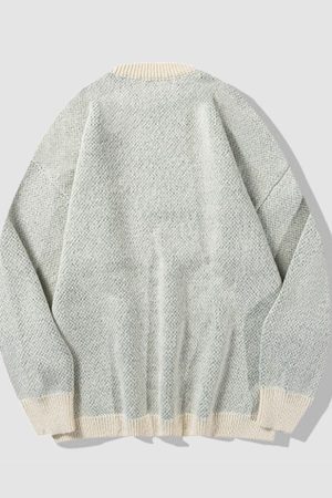 Style Core Aesthetics, New Style Trends Milk Tea Dinosaur Print Sweater