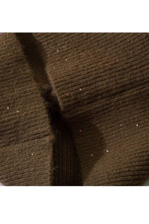 Style Core Aesthetics, New Style Trends Mini Sequin Cropped Sweater