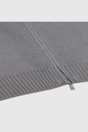 Style Core Aesthetics, New Style Trends Minimalist Stripe Zip-Up Cardigans