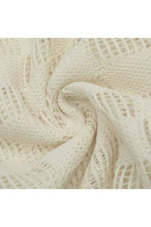 Style Core Aesthetics, New Style Trends Modern Hollow Patterned Shirt