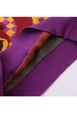 Style Core Aesthetics, New Style Trends Monkey & Banana Pattern Sweater