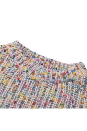 Style Core Aesthetics, New Style Trends Mosaic Chunky Knit Sweater