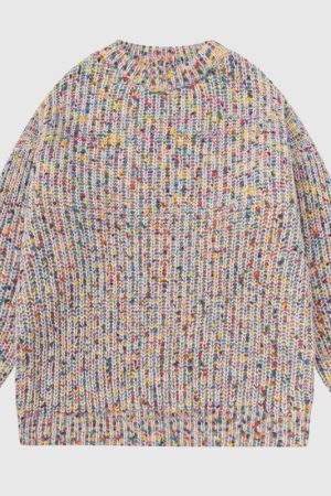Style Core Aesthetics, New Style Trends Mosaic Chunky Knit Sweater