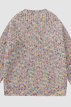 Style Core Aesthetics, New Style Trends Mosaic Chunky Knit Sweater