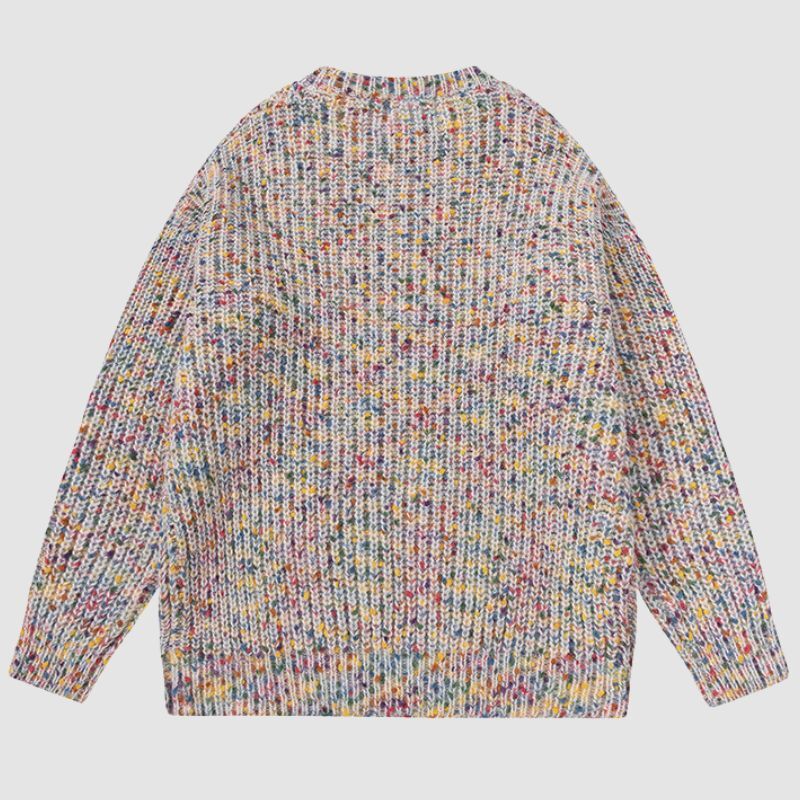 Style Core Aesthetics, New Style Trends Mosaic Chunky Knit Sweater Style Core Aesthetics, New Style Trends Mosaic Chunky Knit Sweater