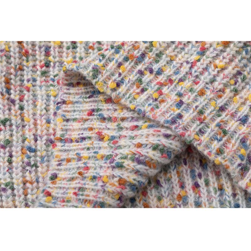 Style Core Aesthetics, New Style Trends Mosaic Chunky Knit Sweater Style Core Aesthetics, New Style Trends Mosaic Chunky Knit Sweater