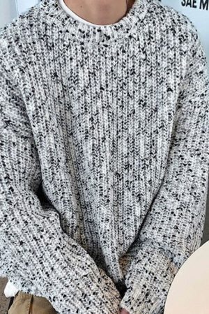 Style Core Aesthetics, New Style Trends Mosaic Chunky Knit Sweater