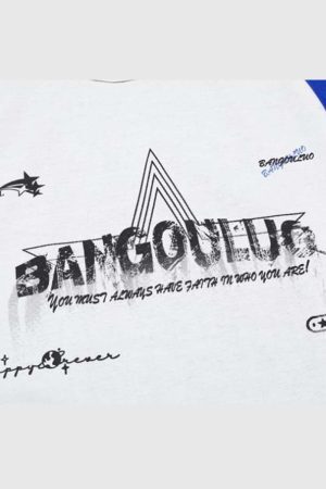 Style Core Aesthetics, New Style Trends Multi-Colored Graphic 'SANGOU' T-shirt