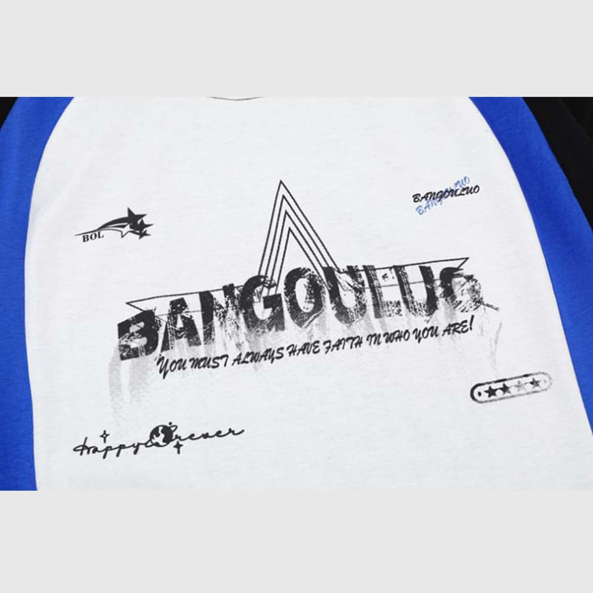 Style Core Aesthetics, New Style Trends Multi-Colored Graphic 'SANGOU' T-shirt Style Core Aesthetics, New Style Trends Multi-Colored Graphic 'SANGOU' T-shirt