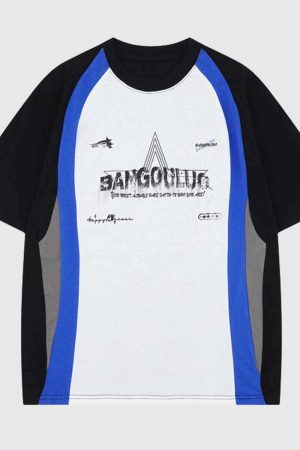 Style Core Aesthetics, New Style Trends Multi-Colored Graphic 'SANGOU' T-shirt